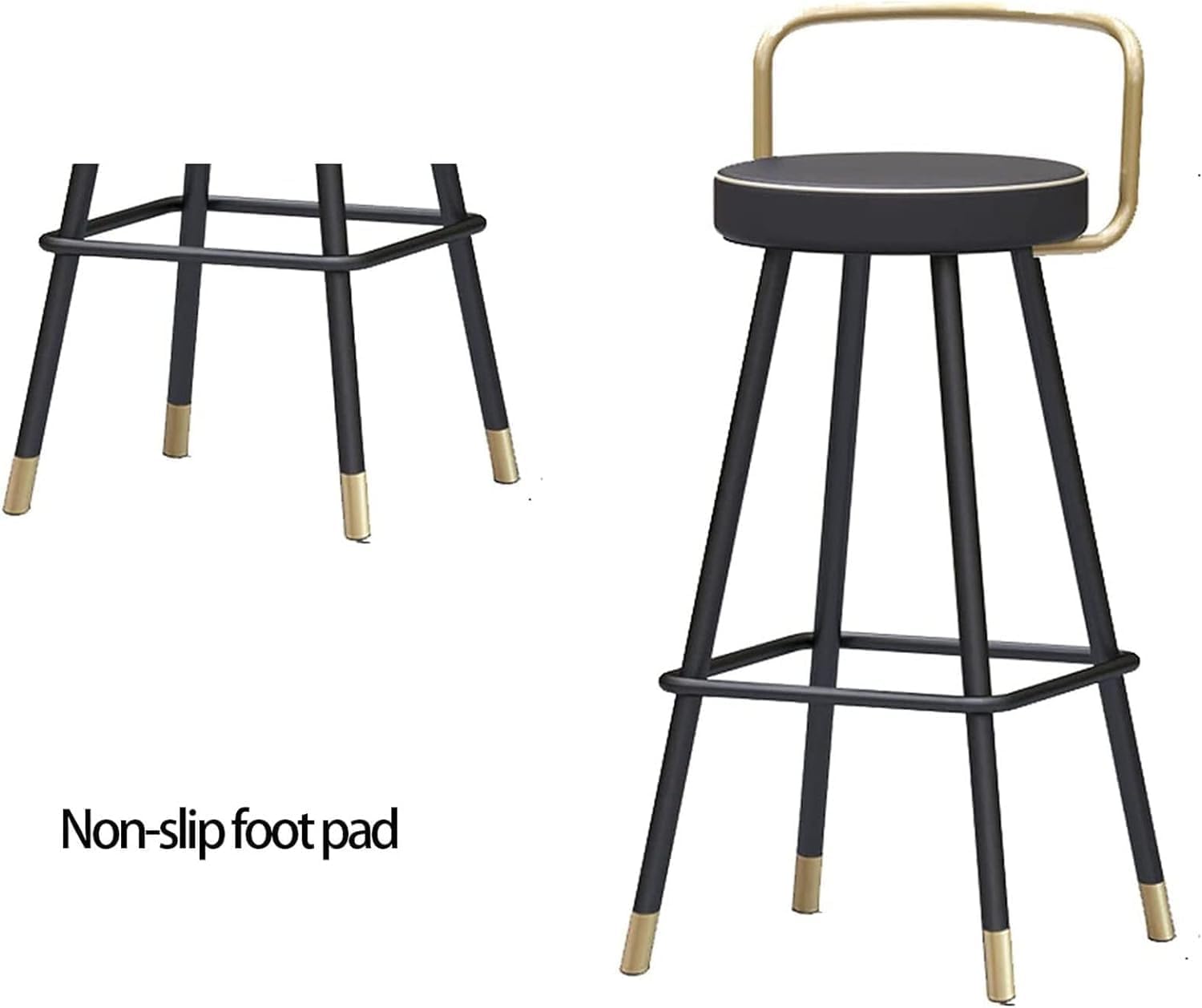 Amazon｜モダンなバースツール 25.6/29.5 インチバーチェア Pu